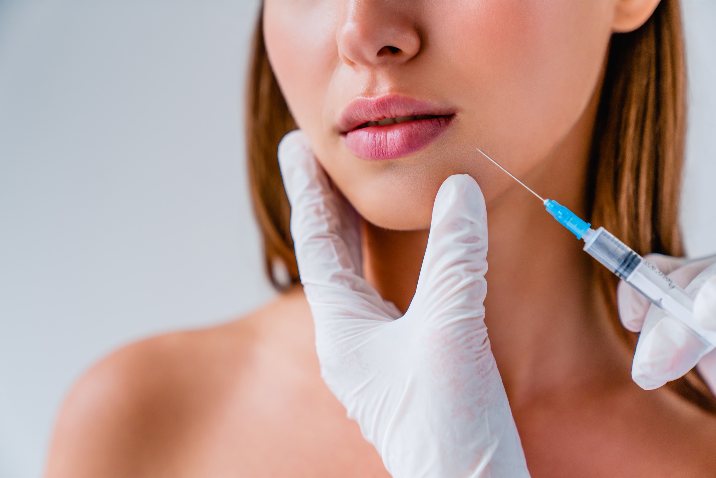 Lip filler treatment